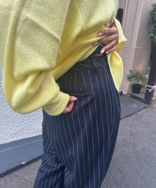 nemne store（ネンネストア）の「【keel】ストライプパンツ（その他パンツ・レディース・ネイビー/グレー・SMALL/MEDIUM）」の12枚目の写真