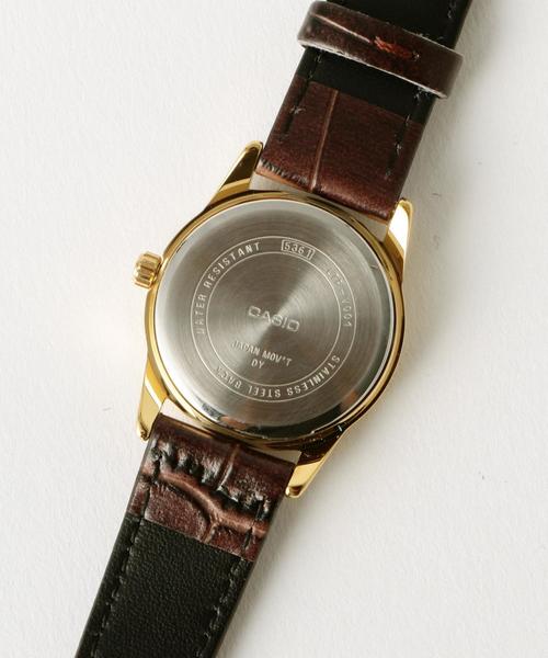 Another Edition(アナザーエディション)の「CASIO LTP V〈カシオ〉(アナログ腕時計・レディース・ブラック/ブラウン・フリー)」の6枚目の写真