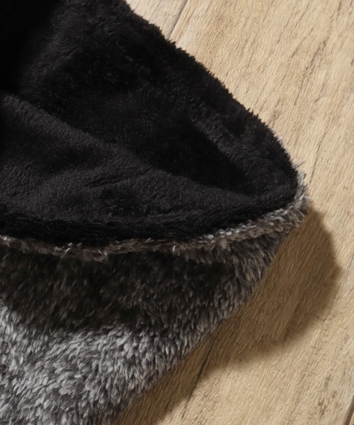 GERRY（ジェリー）の「【GERRY/ジェリー】ボアネックウォーマー（ネックウォーマー/スヌード・メンズ・ブラック/アイボリー/チャコールグレー・FREE）」の6枚目の写真