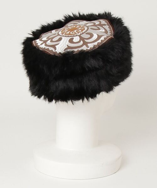 チャイハネ(チャイハネ)の「チャイハネ / スタンファーCAP / COHP4308(ハンチング/ベレー帽・レディース・ホワイト/ブラック・FREE)」の3枚目の写真