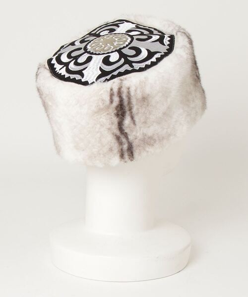 チャイハネ(チャイハネ)の「チャイハネ / スタンファーCAP / COHP4308(ハンチング/ベレー帽・レディース・ホワイト/ブラック・FREE)」の4枚目の写真