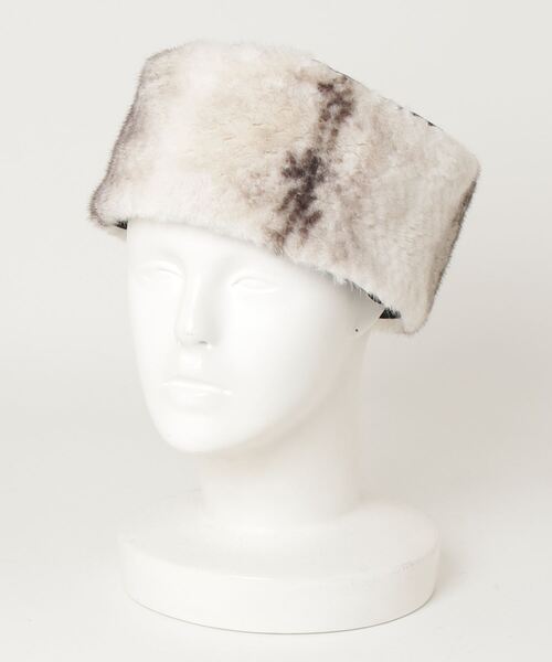 チャイハネ(チャイハネ)の「チャイハネ / スタンファーCAP / COHP4308(ハンチング/ベレー帽・レディース・ホワイト/ブラック・FREE)」の8枚目の写真