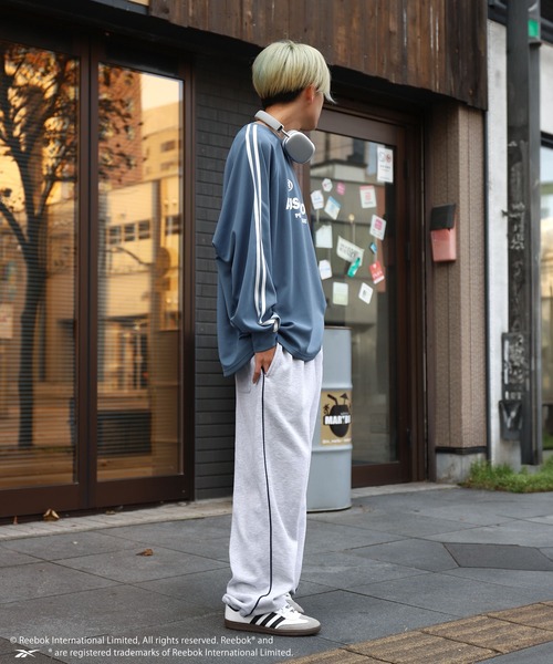 Reebok(リーボック)の「【REEBOK】 ドローコード内蔵 ワンポイント ロゴ 刺繍 パイピング スウェット トラックパンツ 【セットアップ可】(その他パンツ・メンズ・オートミール/ネイビー/ブラック・MEDIUM/LARGE/X-LARGE)」の10枚目の写真