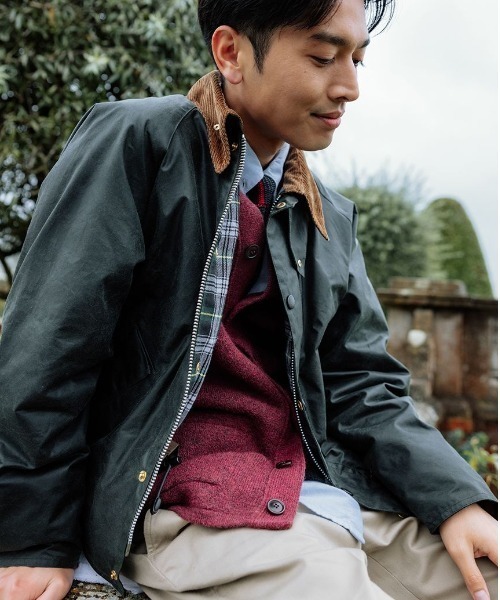 バブアー 130周年記念モデル トランスポートワックス コットン ブルゾン 42 Barbour バブアー 130th Anniversary TRANSPORT JACKET トランス