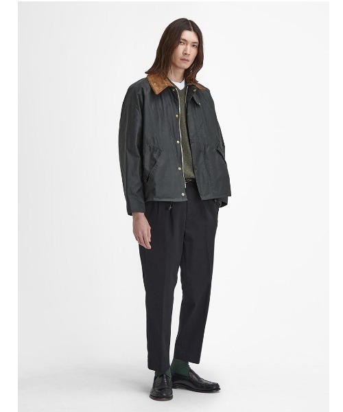 バブアー 130周年記念モデル トランスポートワックス コットン ブルゾン 42 Barbour [バブアー] TRANSPORT -130th anniversary transport