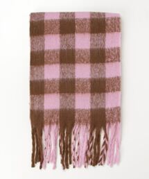 Per sist ence | ボリュームレトロチェックフリンジマフラー(マフラー)