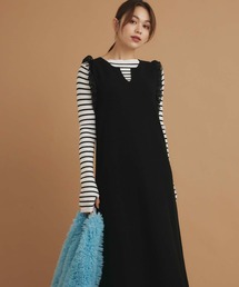 Edit Sheen（エディットシーン）の「フリルデザインニットワンピース（ワンピース）」