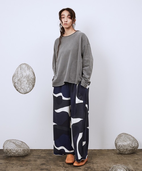 Dulcamara(ドゥルカマラ)の「ピグメントSWカットオフPO(スウェット・メンズ・ブラック/グリーン/ベージュ・0/1)」の12枚目の写真