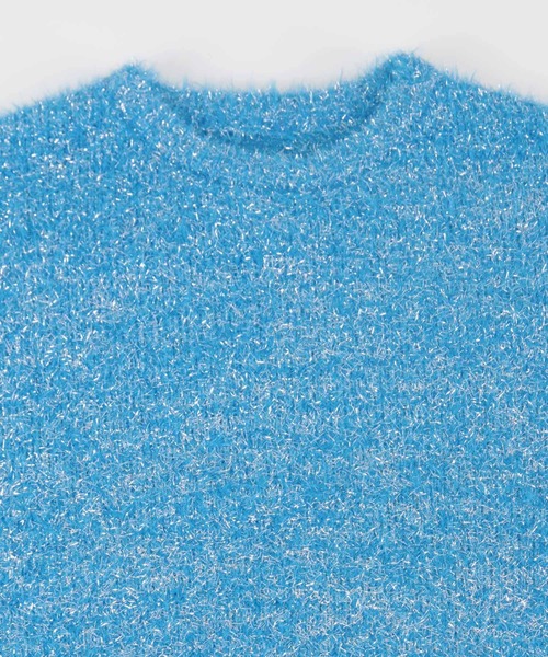 titivate（ティティベイト）の「ラメフェザーニット（ニット/セーター・レディース・アイボリー/ブラック/ライトグレー/ブルー・M）」の21枚目の写真