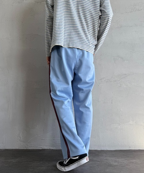 FRED PERRY フレッドペリー トラックパンツ サイドライン ネイビー 中古・古着通販】FRED PERRY (フレッドペリー) トラックパンツ