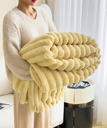 CERCA（チェルカ）の「【 somni / ソニ 】 もこもこ毛布 掛け布団   ブランケット（ブランケット）」