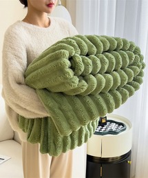 CERCA（チェルカ）の「【 somni / ソニ 】 もこもこ毛布 掛け布団   ブランケット（ブランケット）」