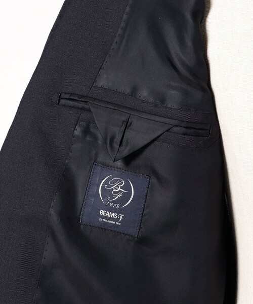 BEAMS F / 定番ソリッド スーツ　ネイビー　日本製　定価105,600円 楽天市場】BEAMS ビームス Fエフ 21-17-1254-264 ウールサージ