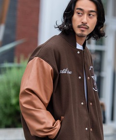 セール】CONVERSE/コンバース フェイクメルトン デニム 袖フェイク