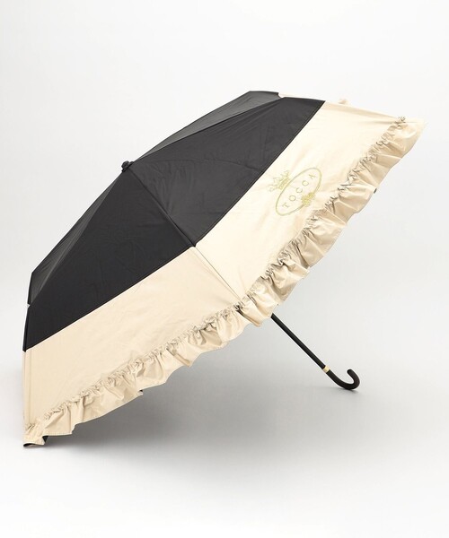 【晴雨兼用】TOCCAトッカ 超軽量折りたたみ傘 CHECKER RIBBON LIGHT UMBRELLA 超軽量折り畳み傘（折りたたみ傘