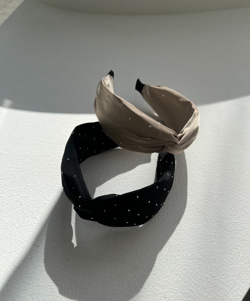 Dorry Doll（ドリードール）の「つぶつぶドットカチューシャ（カチューシャ・レディース・ブラック/ベージュ・FREE）」の7枚目の写真