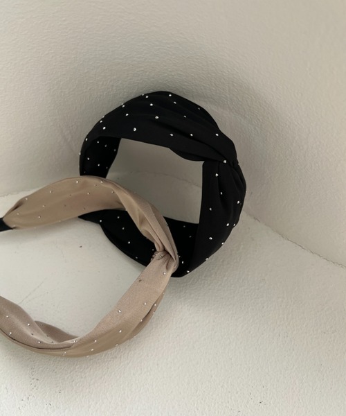 Dorry Doll（ドリードール）の「つぶつぶドットカチューシャ（カチューシャ・レディース・ブラック/ベージュ・FREE）」の10枚目の写真