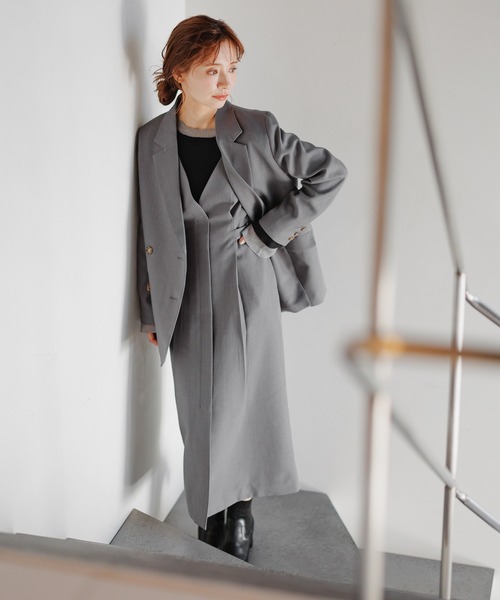 mysty woman（ミスティウーマン）の「レイヤードシアースリーブプルオーバー  291392（ニット/セーター・レディース・ブラック/ベージュ/オフホワイト・FREE）」の14枚目の写真