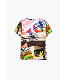 コラージュプリントTシャツ