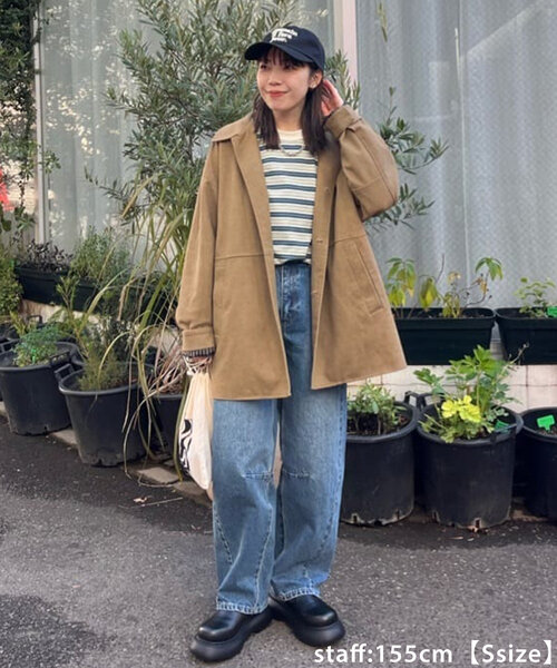 セール】ビンテージ加工デニムカーブパンツ（その他パンツ