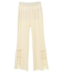 TINY RIBBON FLARE パンツ