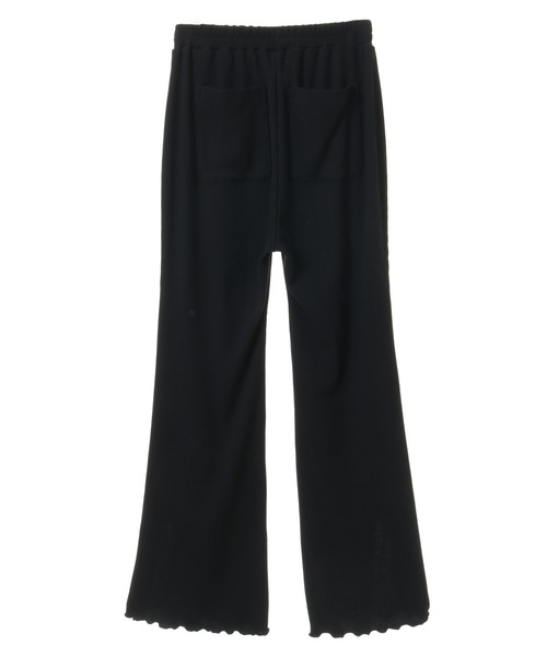 Candy Stripper（キャンディストリッパー）の「TINY RIBBON FLARE パンツ（その他パンツ・レディース・ブラック/アイボリー/ライトグレー・FREE）」の12枚目の写真