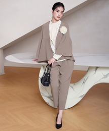 DRESS PLUS（ドレスプラス）の「セットアップ  2点セット クロップドパンツ（セットアップ）」