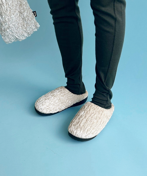 SUBU（スブ）の「《追加》【SUBU/スブ】CELOSIA VELVET WHITE（スリッポン・レディース・ホワイト・SMALL）」の6枚目の写真