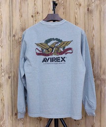 L/S FADE WASH VINTAGE LABEL EAGLE TEE