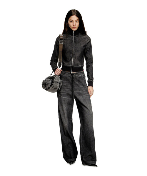 DIESEL（ディーゼル）の「ウィメンズ  D-EMMY-S TRACK（スウェット・レディース・ブラック系その他・LARGE/SMALL/MEDIUM/X-SMALL）」の2枚目の写真