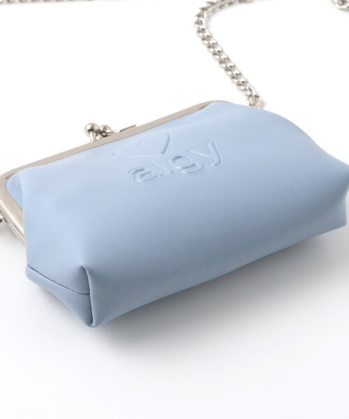 algy(アルジー)の「がま口ショルダーウォレット(財布・キッズ・シルバー/ブラック/サックスブルー・FREE)」の12枚目の写真