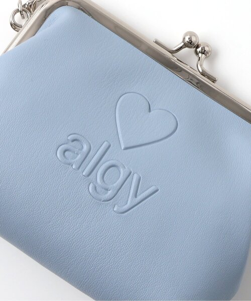 algy(アルジー)の「がま口ショルダーウォレット(財布・キッズ・シルバー/ブラック/サックスブルー・FREE)」の7枚目の写真