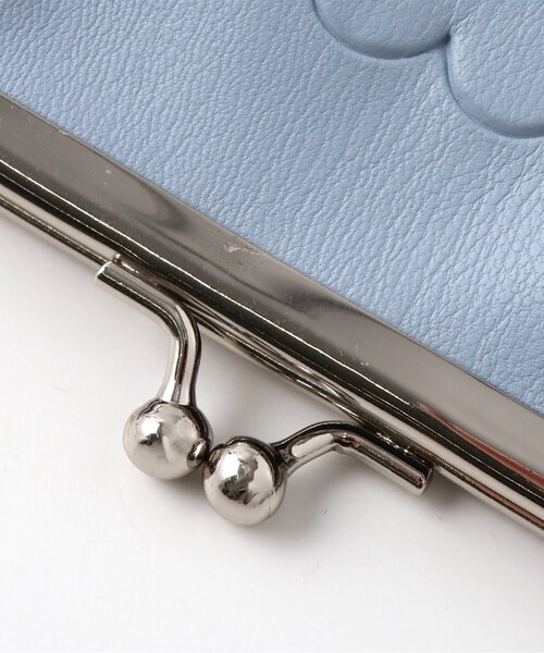 algy(アルジー)の「がま口ショルダーウォレット(財布・キッズ・シルバー/ブラック/サックスブルー・FREE)」の6枚目の写真