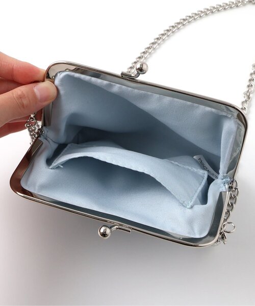 algy(アルジー)の「がま口ショルダーウォレット(財布・キッズ・シルバー/ブラック/サックスブルー・FREE)」の5枚目の写真