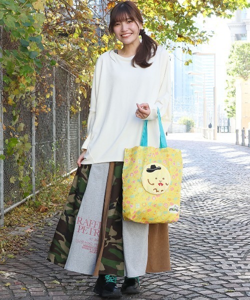 チチカカ(チチカカ)の「「ミーノ」コラボレーション第2弾エコバッグ(エコバッグ/サブバッグ・レディース・イエロー/グリーン・FREE)」の3枚目の写真