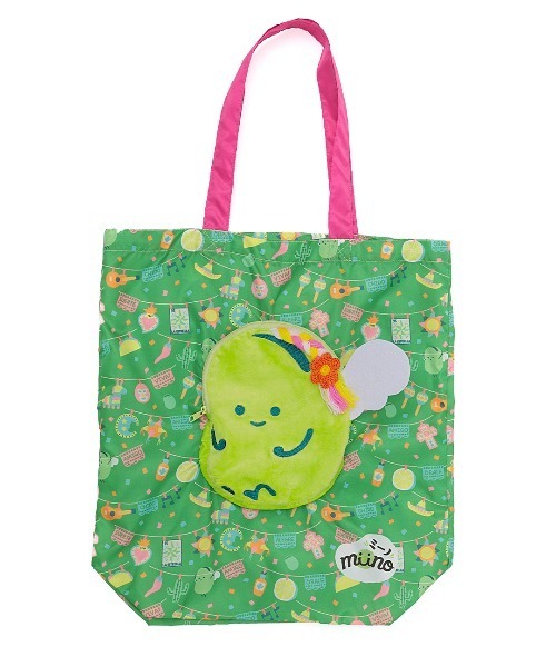 チチカカ(チチカカ)の「「ミーノ」コラボレーション第2弾エコバッグ(エコバッグ/サブバッグ・レディース・イエロー/グリーン・FREE)」の8枚目の写真