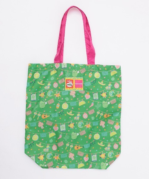 チチカカ(チチカカ)の「「ミーノ」コラボレーション第2弾エコバッグ(エコバッグ/サブバッグ・レディース・イエロー/グリーン・FREE)」の9枚目の写真