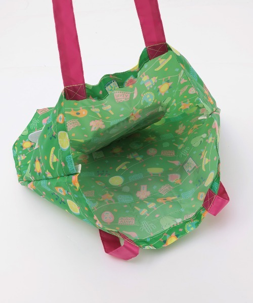 チチカカ(チチカカ)の「「ミーノ」コラボレーション第2弾エコバッグ(エコバッグ/サブバッグ・レディース・イエロー/グリーン・FREE)」の11枚目の写真