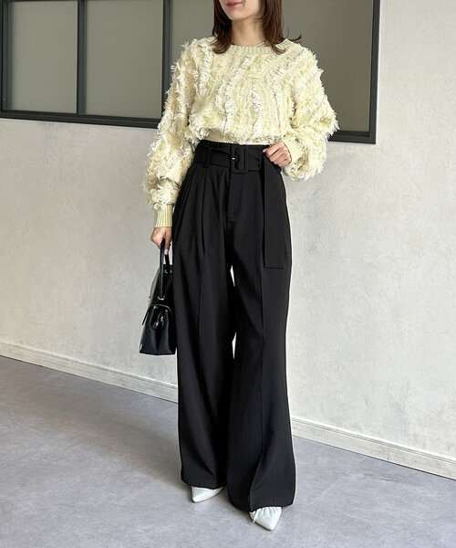 Thevon（ゼボン）の「ギャザーバレエシューズ（パンプス・レディース・ブラック/シルバー・M/L）」の12枚目の写真