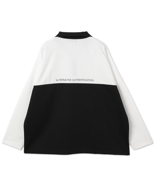 BROWNY(ブラウニー)の「BROWNY/ドルマンポンチハーフZIPロンT(Tシャツ/カットソー・メンズ・ホワイト/ブルー・MEDIUM/LARGE)」の18枚目の写真