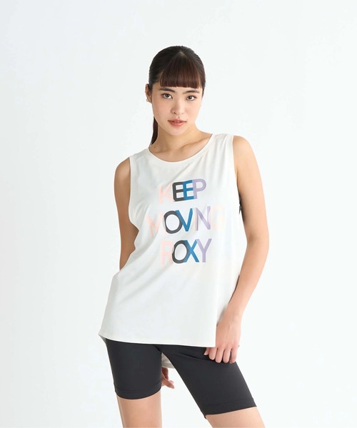 ROXY(ロキシー)の「REFLECTION OF YOU /ロキシー水陸両用フロントプリントタンクトップ(タンクトップ・レディース・ホワイト/ブラック/ピンク・SMALL/MEDIUM/LARGE)」の2枚目の写真