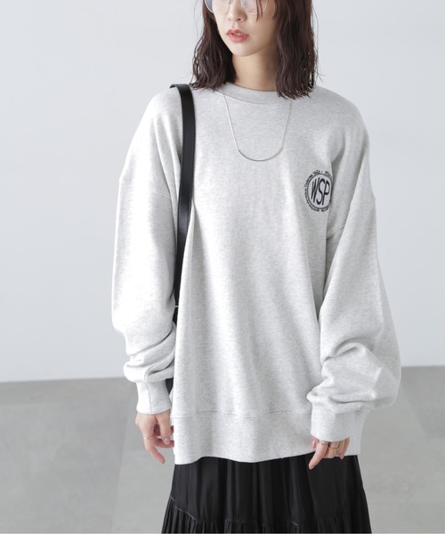 FREE'S MART（フリーズマート）の「◆ロゴビッグスウェット（スウェット・レディース・ネイビー/ホワイト/ホワイト系その他/レッド系その他/グレー/ワンウォッシュ・FREE）」の2枚目の写真