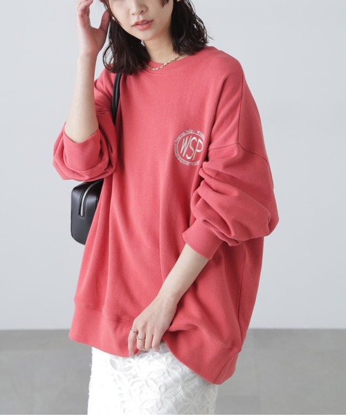 FREE'S MART（フリーズマート）の「◆ロゴビッグスウェット（スウェット・レディース・ネイビー/ホワイト/ホワイト系その他/レッド系その他/グレー/ワンウォッシュ・FREE）」の6枚目の写真