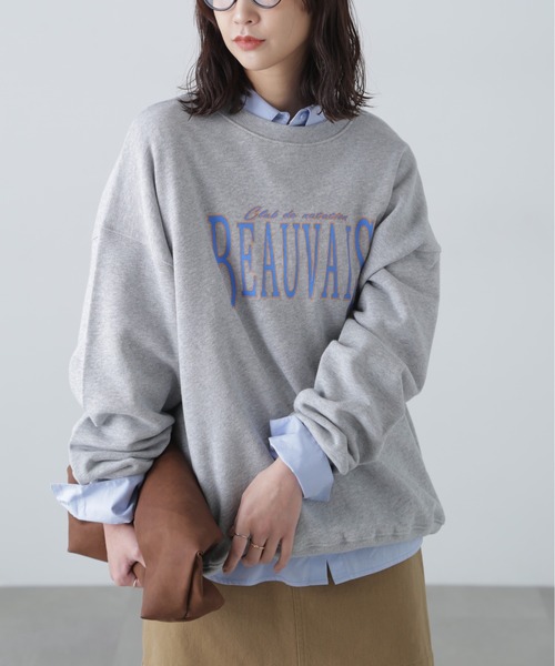 FREE'S MART（フリーズマート）の「◆ロゴビッグスウェット（スウェット・レディース・ネイビー/ホワイト/ホワイト系その他/レッド系その他/グレー/ワンウォッシュ・FREE）」の3枚目の写真