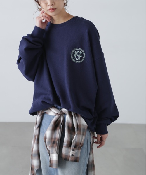 FREE'S MART（フリーズマート）の「◆ロゴビッグスウェット（スウェット・レディース・ネイビー/ホワイト/ホワイト系その他/レッド系その他/グレー/ワンウォッシュ・FREE）」の5枚目の写真