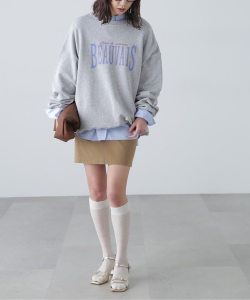 FREE'S MART（フリーズマート）の「◆ロゴビッグスウェット（スウェット・レディース・ネイビー/ホワイト/ホワイト系その他/レッド系その他/グレー/ワンウォッシュ・FREE）」の9枚目の写真