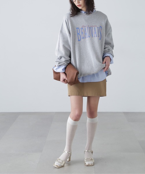 FREE'S MART（フリーズマート）の「◆ロゴビッグスウェット（スウェット・レディース・ネイビー/ホワイト/ホワイト系その他/レッド系その他/グレー/ワンウォッシュ・FREE）」の10枚目の写真