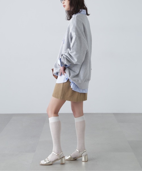 FREE'S MART（フリーズマート）の「◆ロゴビッグスウェット（スウェット・レディース・ネイビー/ホワイト/ホワイト系その他/レッド系その他/グレー/ワンウォッシュ・FREE）」の12枚目の写真