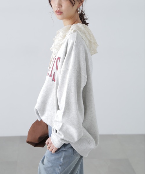 FREE'S MART（フリーズマート）の「◆ロゴビッグスウェット（スウェット・レディース・ネイビー/ホワイト/ホワイト系その他/レッド系その他/グレー/ワンウォッシュ・FREE）」の17枚目の写真