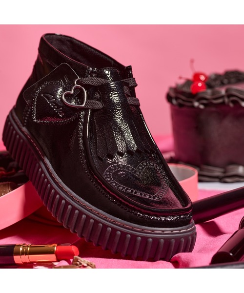 セール】Torhill Heart / トーヒルハート（ブラックコンビ）（モカシン